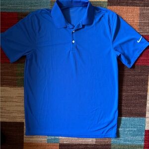 Nike Men's Blue Dri-Fit Micro Pique 2.0 Polo